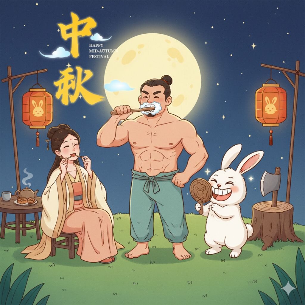 至維牙醫診所_中秋節賀卡